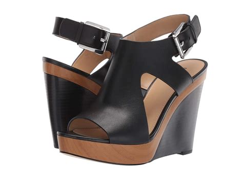 josephine wedge michael kors|michael kors zipper wedges.